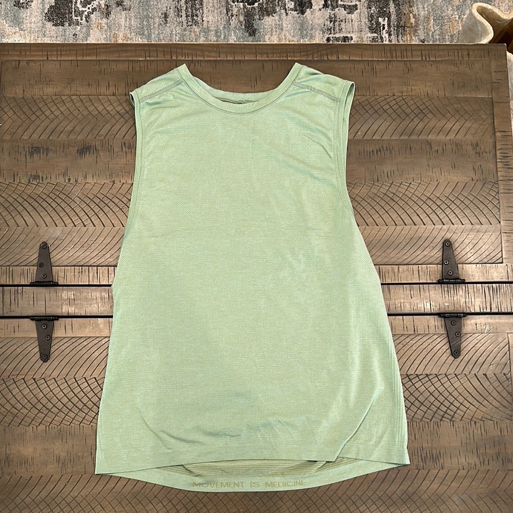 Men’s Lululemon Sleeveless Mint Green Top